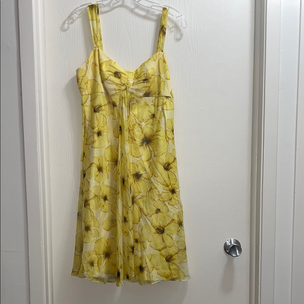 Women’s Floral Yellow Dress